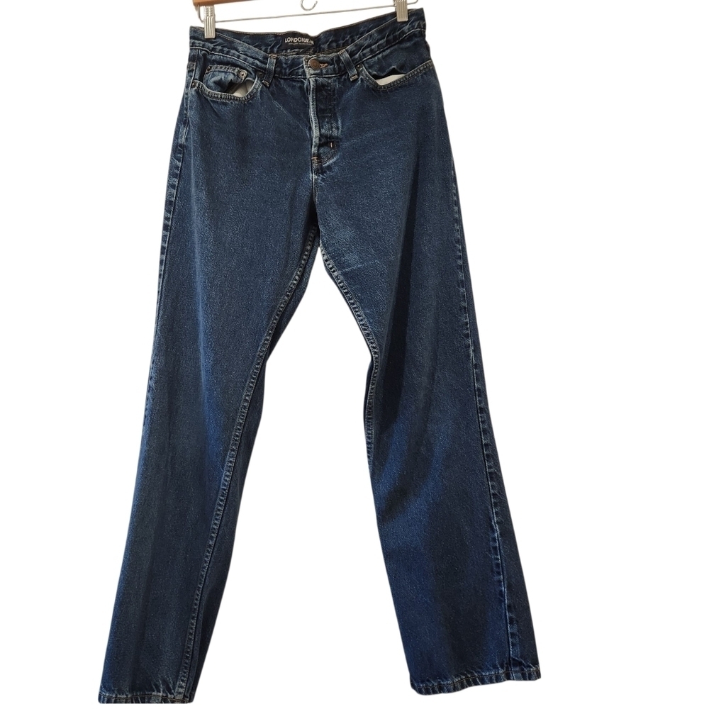 LondonJean Straight Leg Medium Wash Denim Made In Canada Size 10
